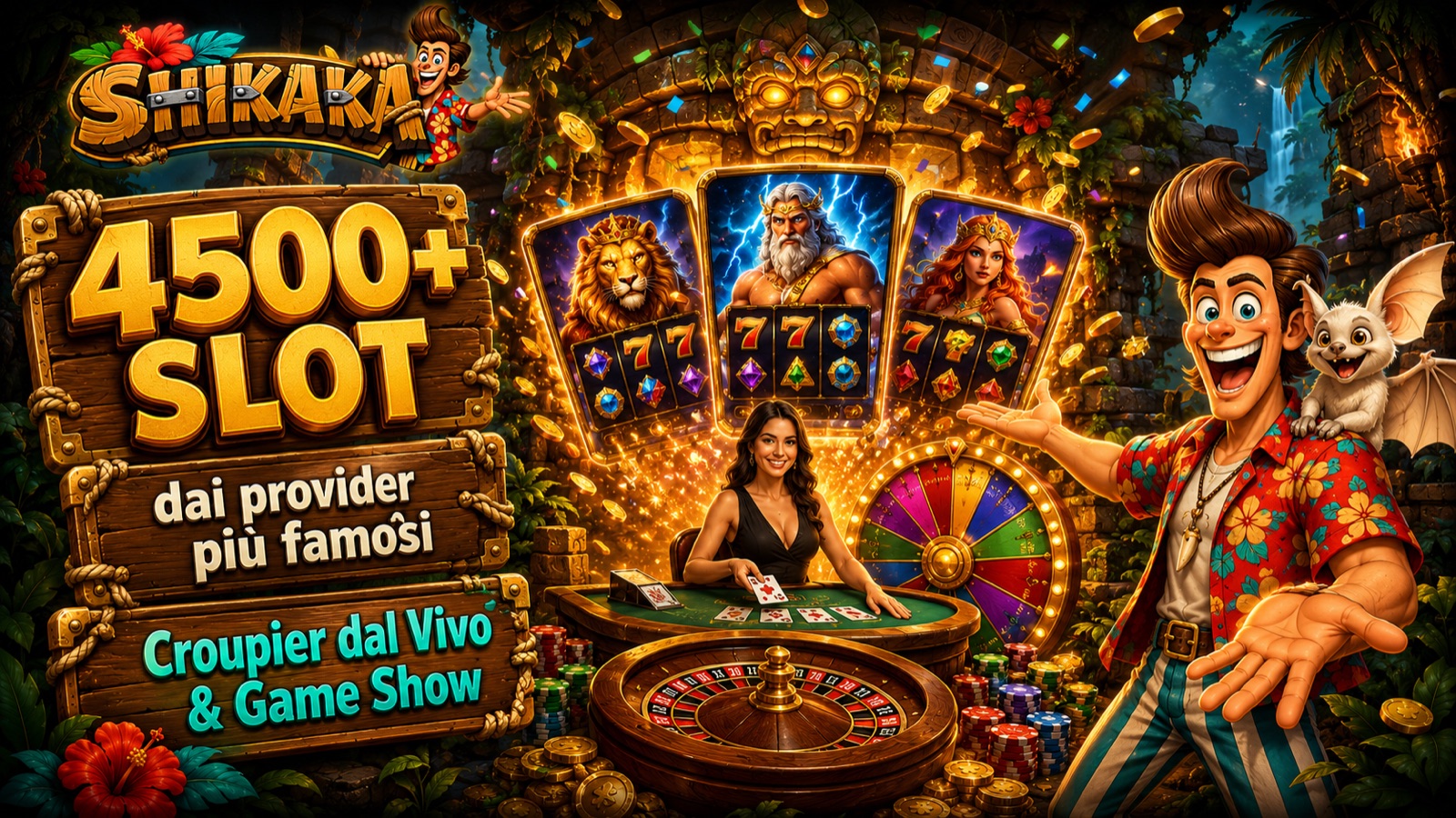 I giochi e i provider di Shikaka casino
