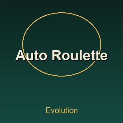 Auto Roulette — Evolution